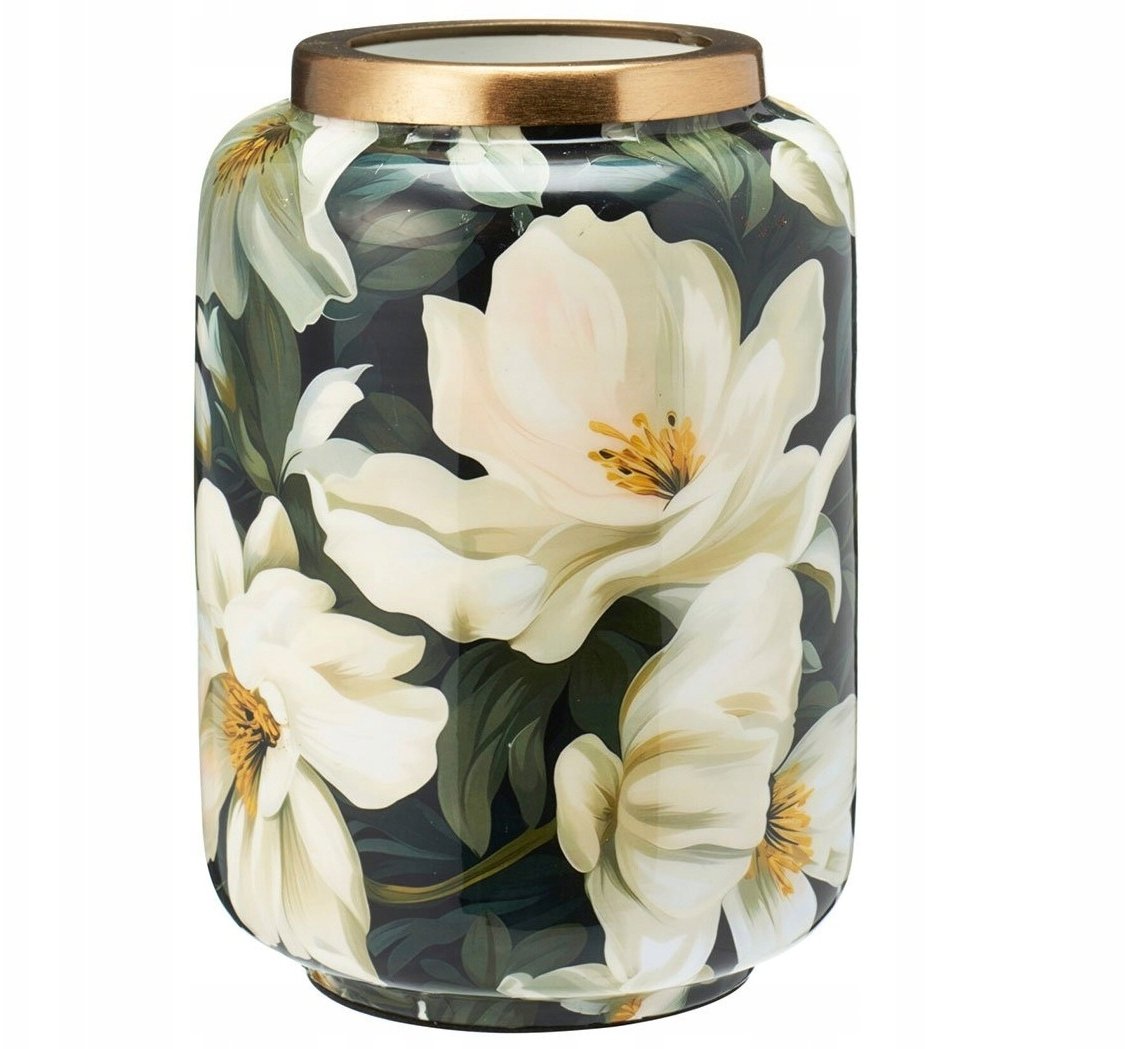 Koopman Wazon metalowy do kwiatów stal 20,5cm 1szt