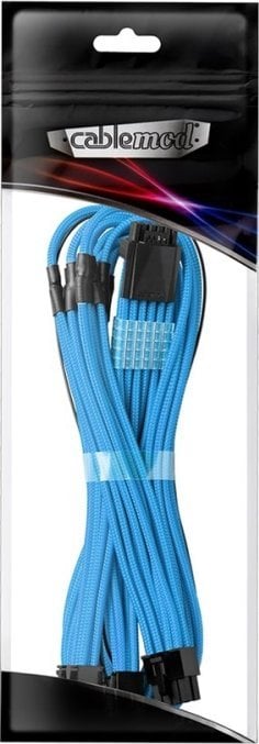 CableMod CableMod C-Series PRO ModMesh 12VHPWR to 3x PCI-e Kabel for Corsair - 60cm, light blue