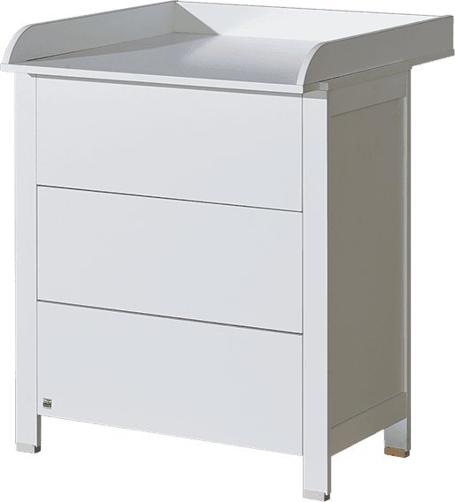 ATB Meble Funkcjonalna komoda z przewijakiem Basic Biały