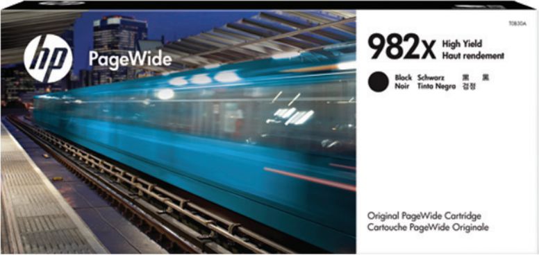 Tusz HP Oryginalny czarny wkład atramentowy o zwiększonej pojemności 982X PageWide (T0B30A)