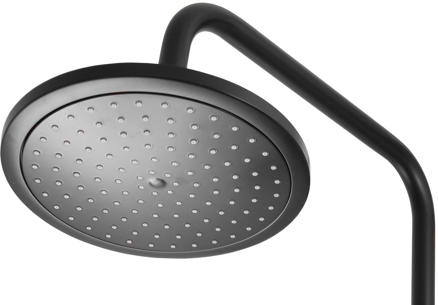 THERMOSTATIC SHOWER MIXER SET BLACK MATT