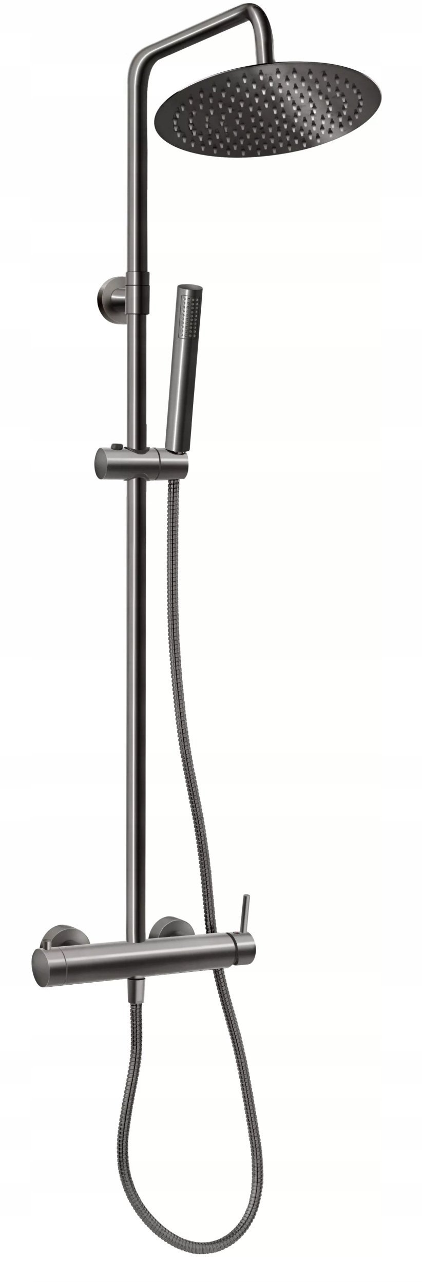 Zestaw prysznicowy Alkotest NP85-BCK7UGM / FERRO / CIRICULUS / ZESTAW NATRYSKOWY Z DESZCZOWNIĄ GUN METAL