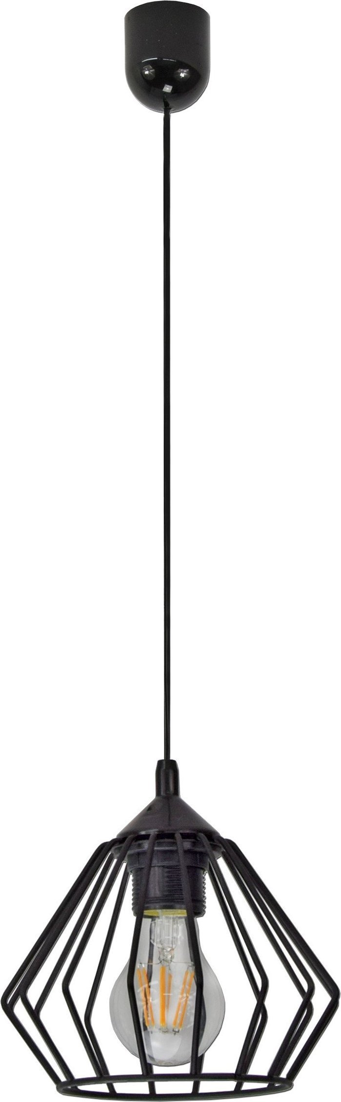 Lampa wisząca Orno WAYA lampa wisząca, moc max. 1x60W, E27, czarna