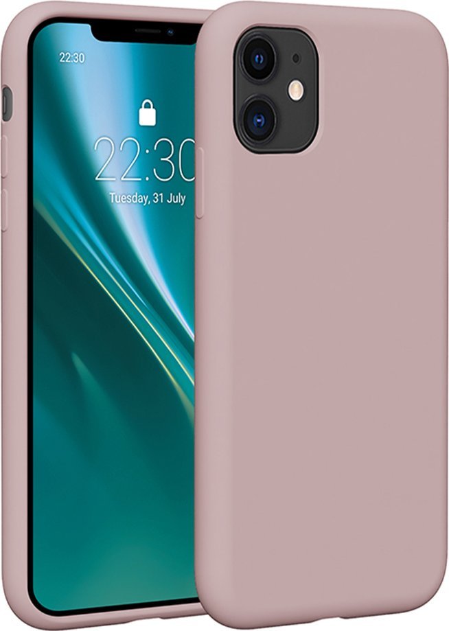 Etteri Nakładka Etteri Silicone Case do iPhone 11 jasnoróżowa