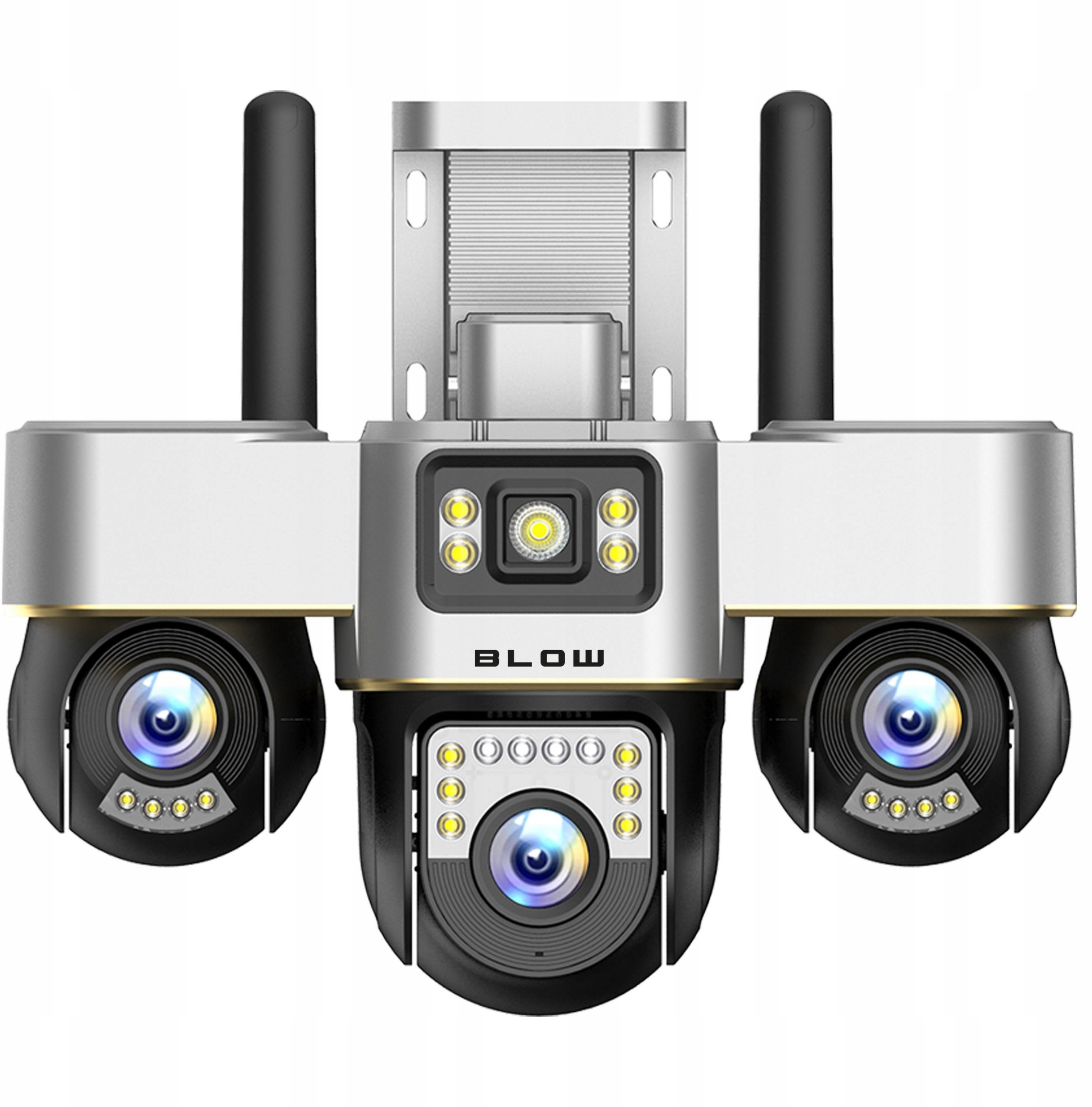 78-669# Kamera blow wifi 3 obiektywy obracane 6mp v-bp36 czarna