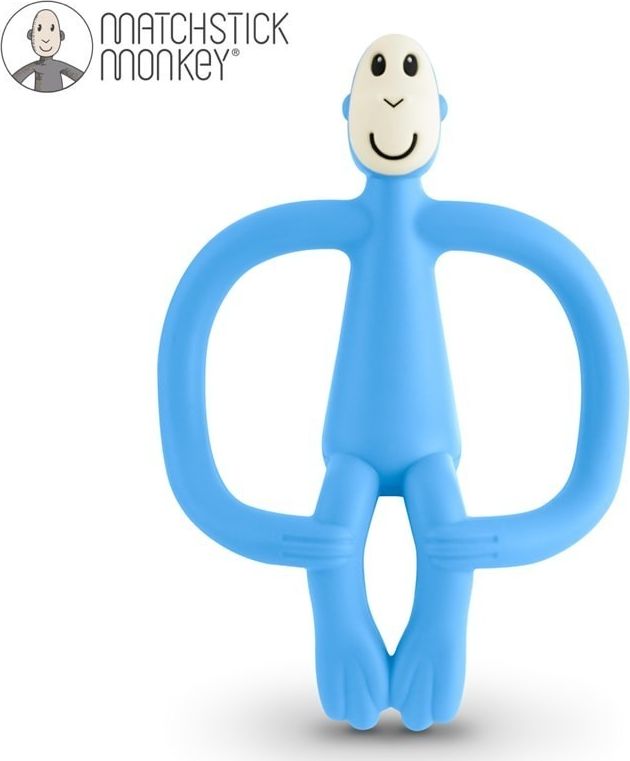 Matchstick Monkey Matchstick Monkey Light Blue Gryzak Masujący ze Szczoteczką