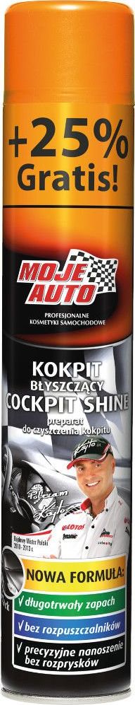 Moje Auto PREPARAT DO CZYSZCZENIA KOKPITU BLACK 600 ML + 25% GRATIS MOJE AUTO 19-113