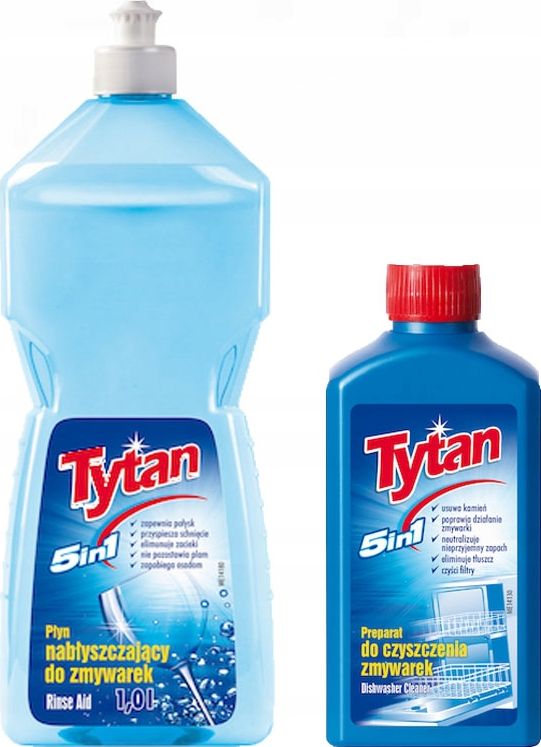Tytan PREPARAT DO CZYSZCZENIA ZMYWAREK + NABŁYSZCZACZ