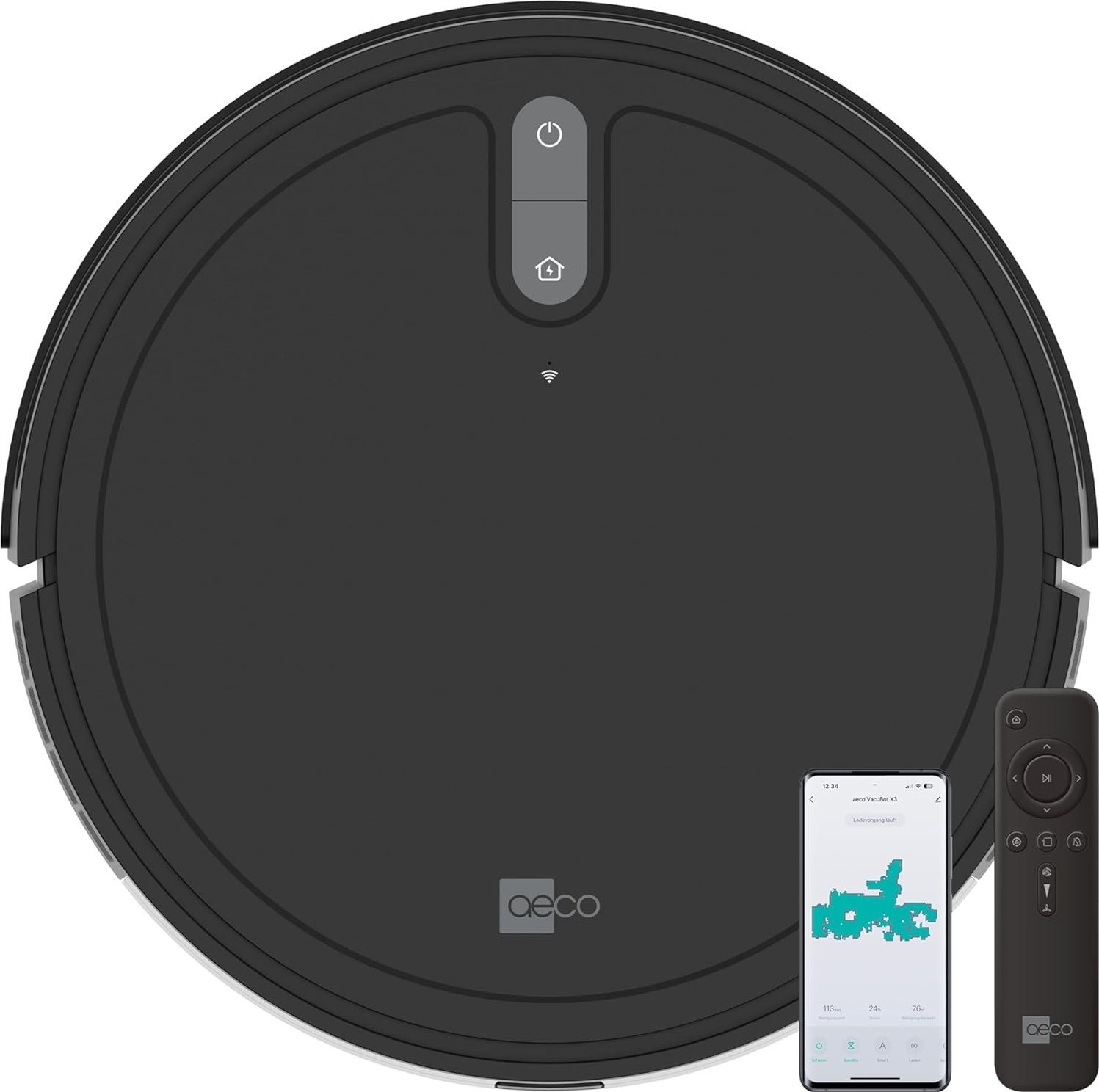 Robot sprzątający AECO aeco VacuBot X3 robot odkurzający sprzątający 5000Pa 120m 160min nowy 2024