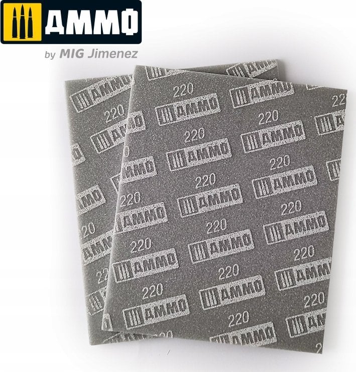 Vallejo Ammo: Sanding Sponge Sheet - 220 (2)
