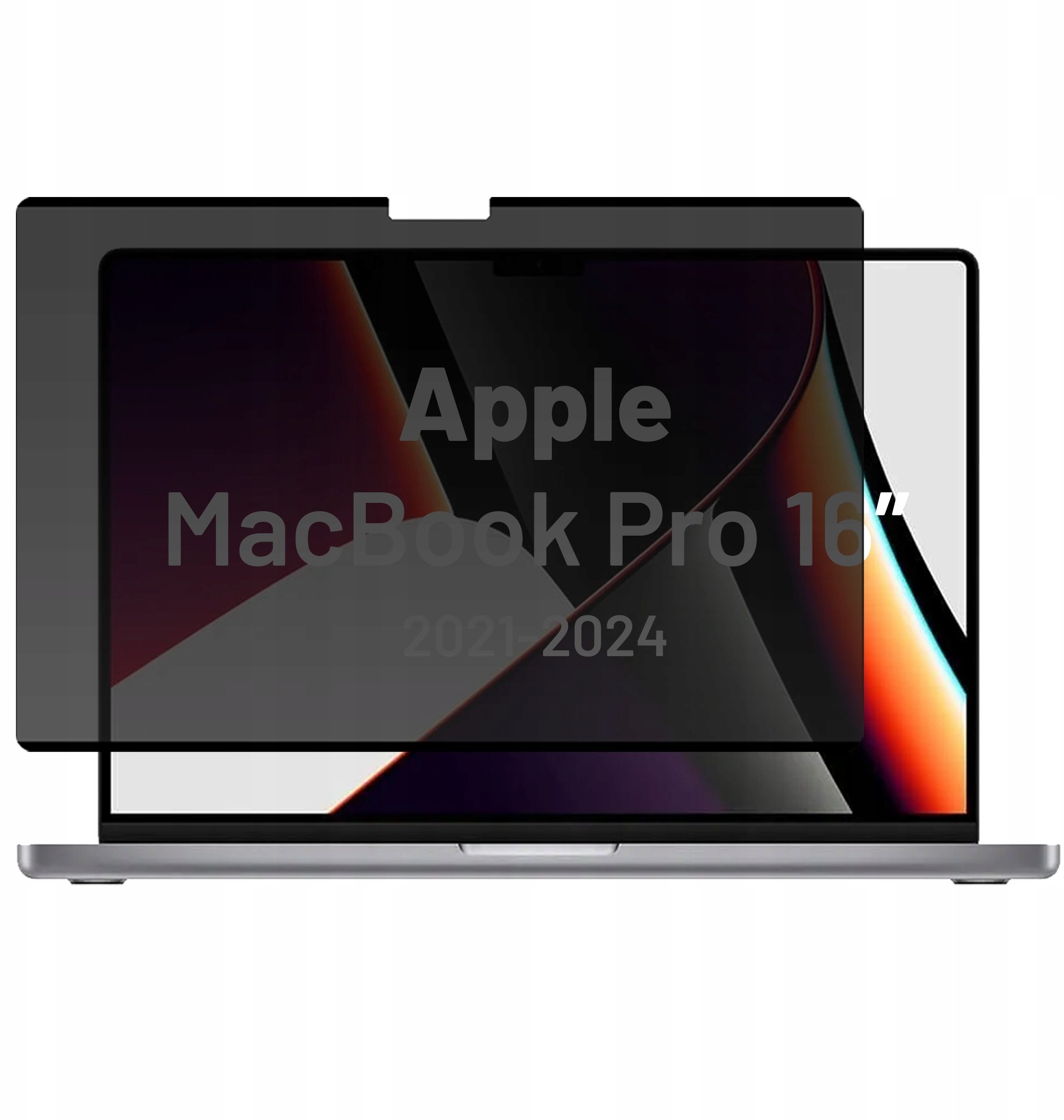 Filtr Alogy Magnetyczna folia prywatyzująca do Macbook Pro 16" 2021-2024 pokrowiec do przechowywania r