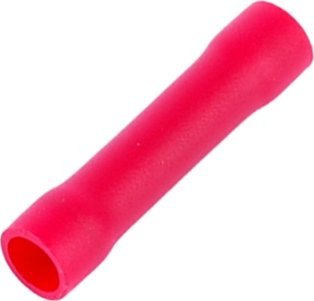 Tulejka bez szwu łącznik izolowany 0,5-1,5 czerwona 100szt KLRBS