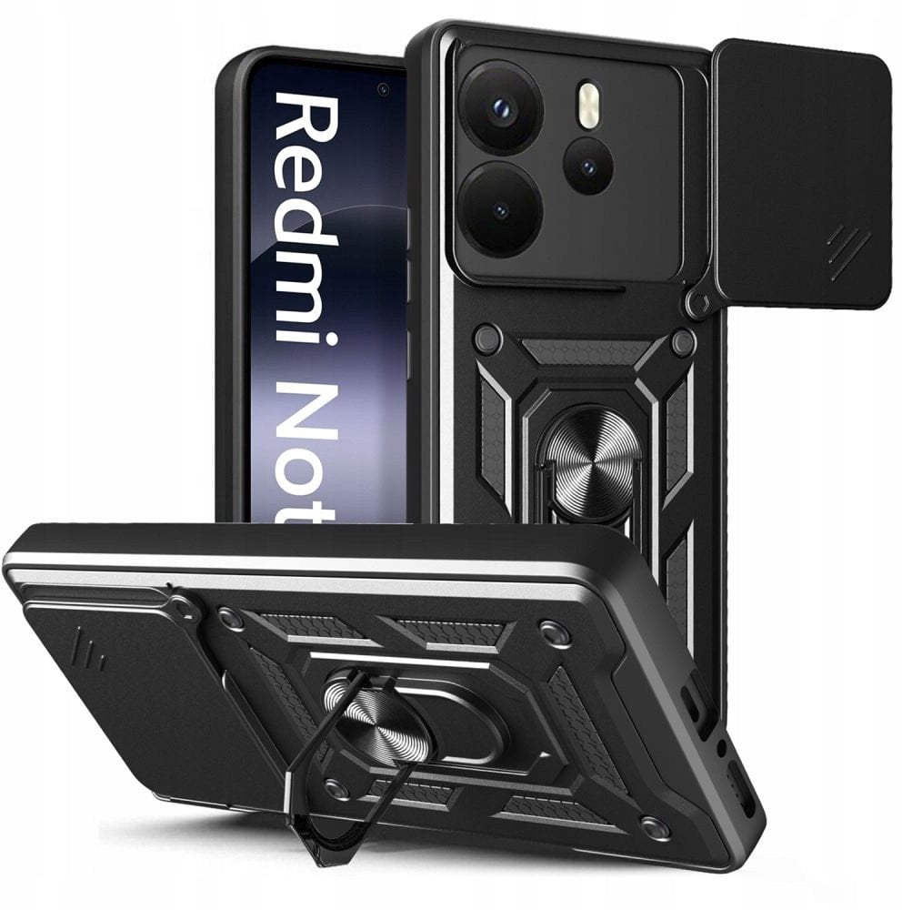 Etui Tech-Protect Camshield Pro Xiaomi Redmi Note 14 4G / LTE Matte Black