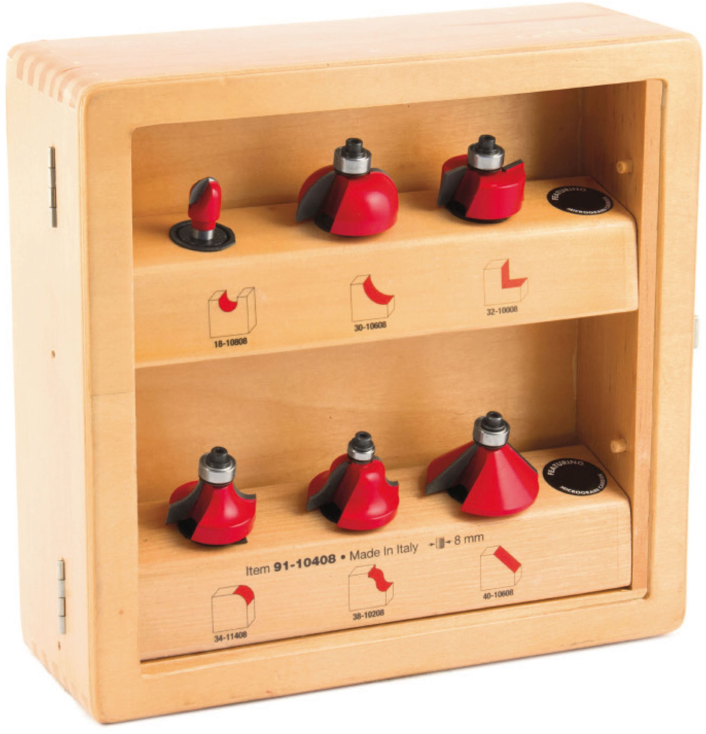 ZESTAW FREZÓW 12mm 4pcs