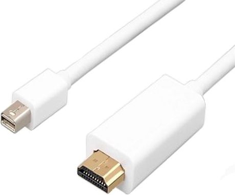 Kabel Savio DisplayPort Mini - HDMI 1.8m biały (SAVIO CL-83)