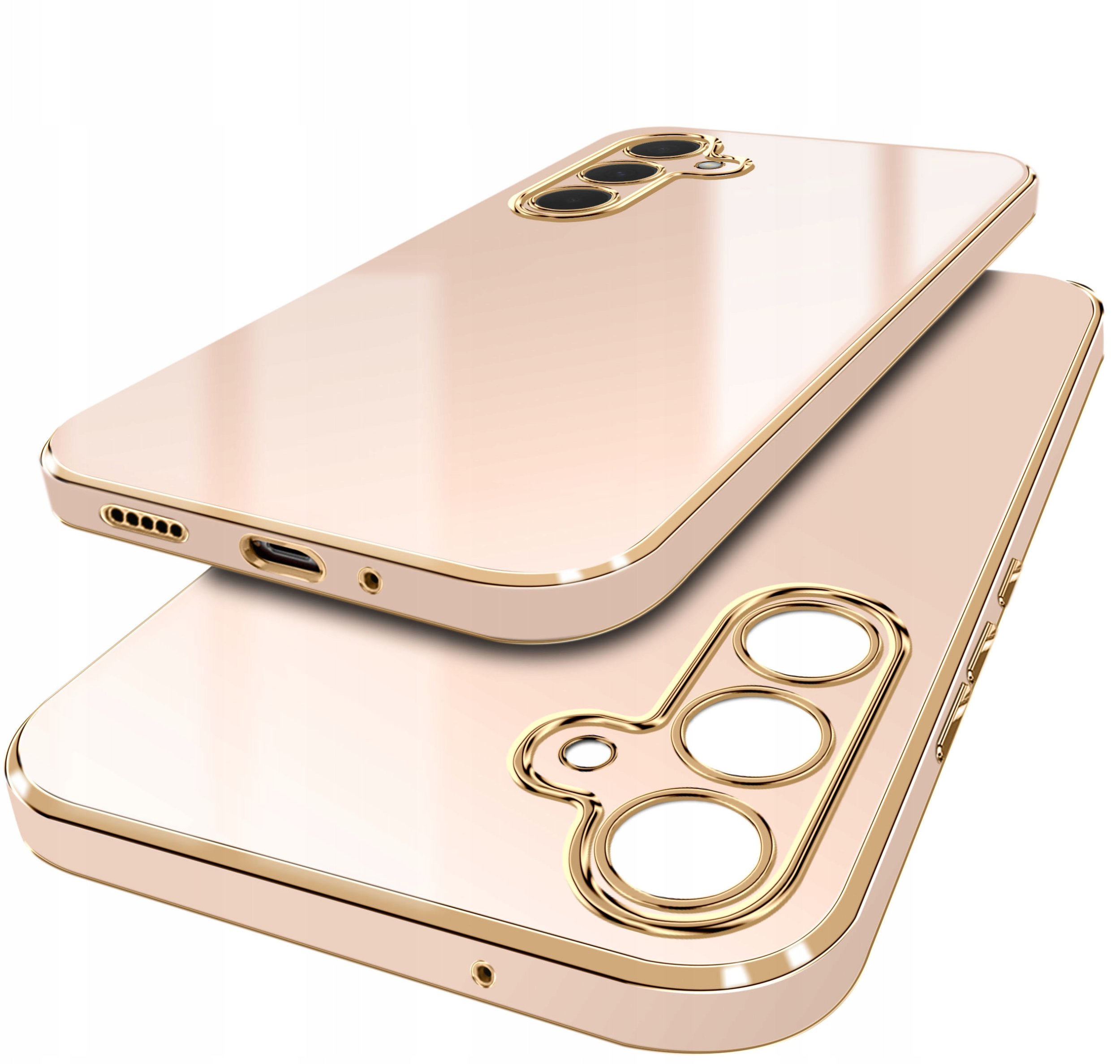 Etui do Samsung S25+ Plus SILIKONOWE ELEGANCKIE SLIM + Szkło 9H