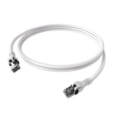 Kabel krosowy EasyLan DualBoot PushPull Cat.6A (klasa EA), S/FTP, RJ45 / RJ45, biały, 7,5 m