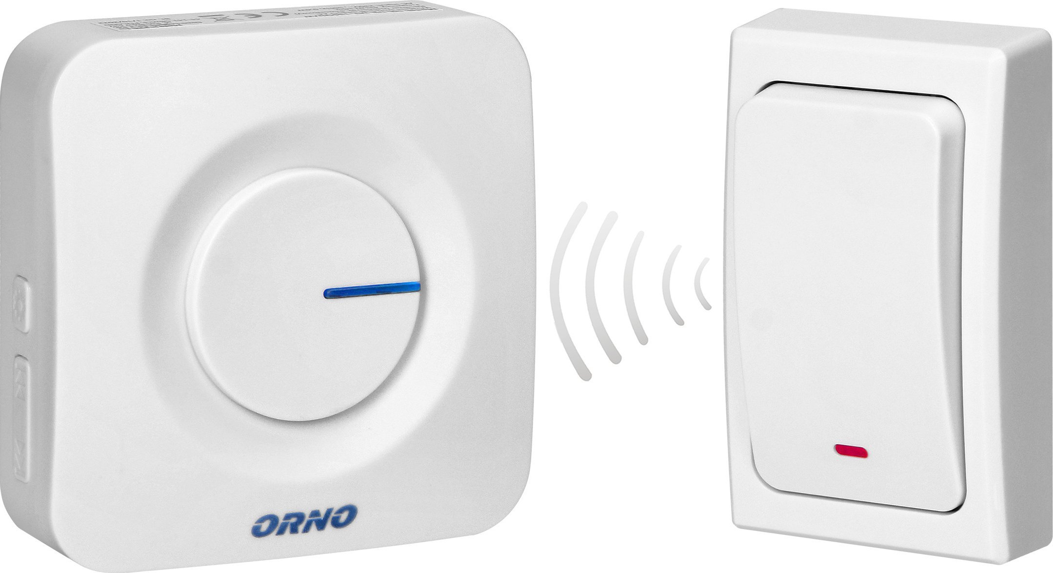 Orno Dzwonek bezprzew. 230V~ bezbateryjny ONDO AC biały (OR-DB-MT-156/W)