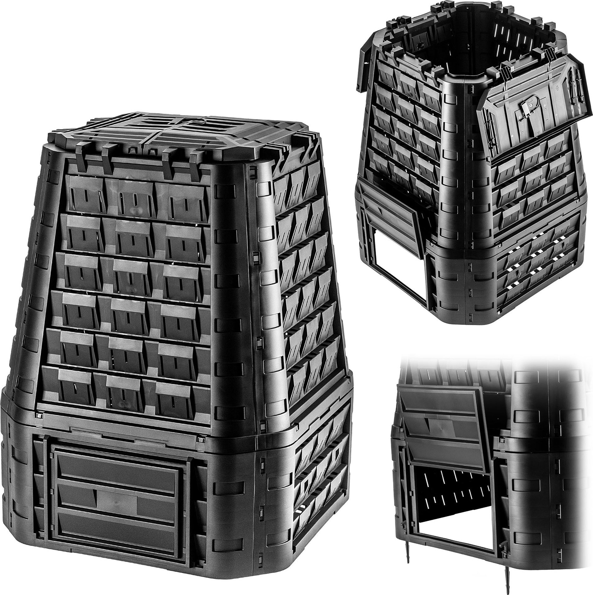 Kadax KADAX Kompostownik Ogrodowy Duży modułowy Całoroczny mrozoodporny Nawóz 750L