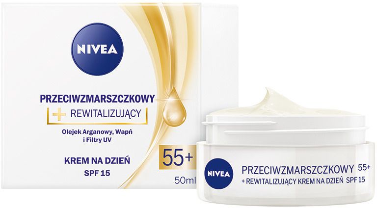 Nivea Przeciwzmarszczkowy krem rewitalizujący 55+ na dzień 50ml