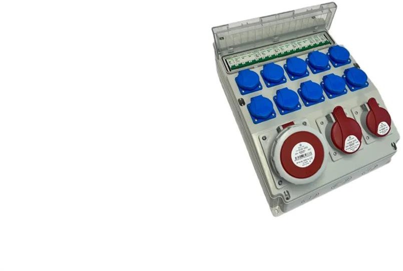 Rozdzielnica elektryczna CEE 63A 32A 16A 10x230V
