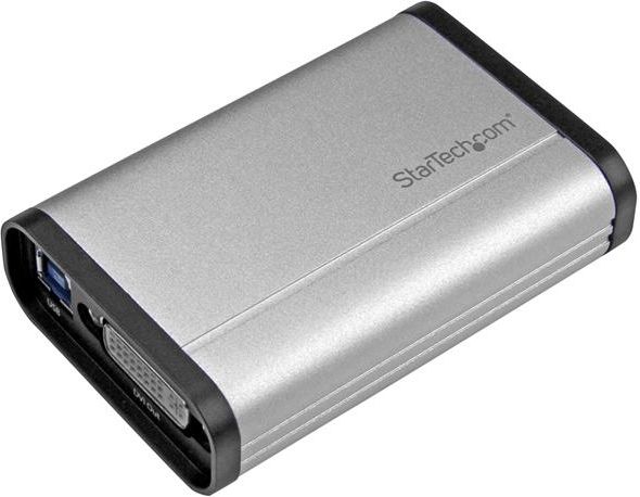 Adapter AV StarTech DVI-I - DVI-I srebrny (USB32DVCAPRO)