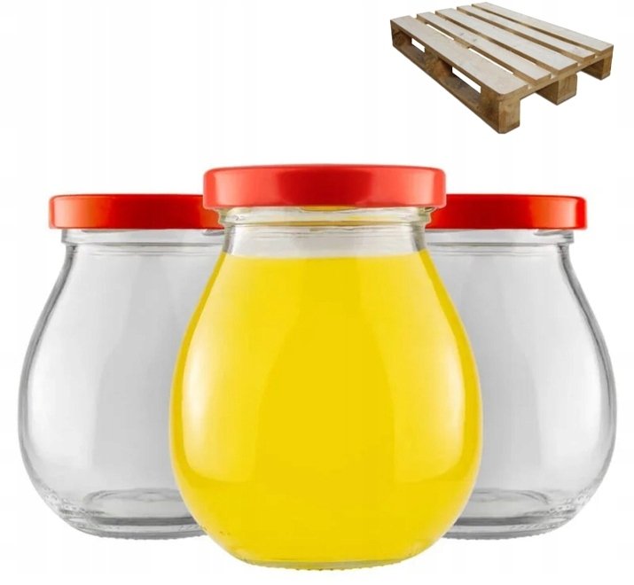 SŁOIK SŁOICZEK MAJO 245ml szklane słoiki na dżem miód PALETA 3654szt
