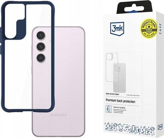3MK Samsung Galaxy S24 - 3mk Satin Armor Case+ Blue
