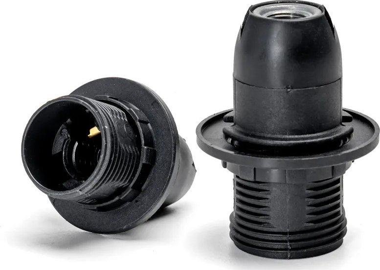 Aigostar Oprawka żarówki E14 z tworzywa sztucznego, skręcana i z Oprawka żarówki E14 z tworzywa sztucznego, skręcana i z