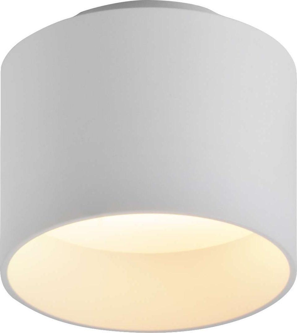 Lampa sufitowa Nave Polska Biurowa LAMPA sufitowa TRIOS 4119423 Nave metalowa OPRAWA plafon LED 12W 3000K + 4000K okrągły biały