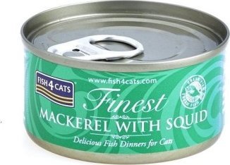 Fish4Cats Finest Makrela z Kałamarnicami 70g
