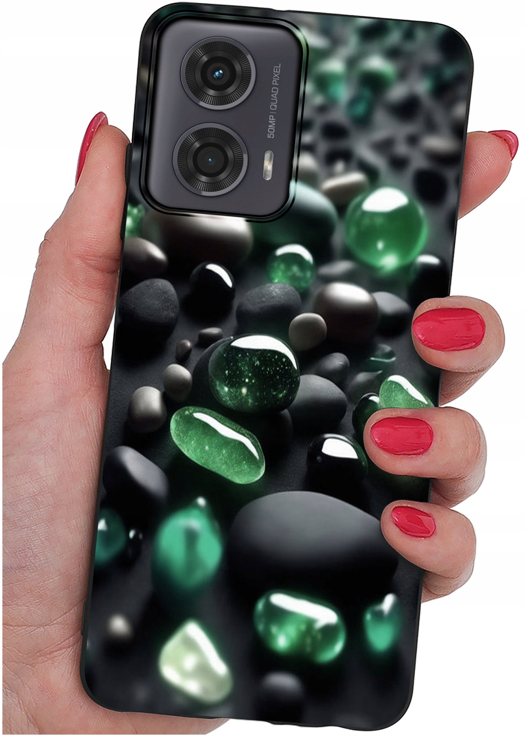 Etui do Motorola Moto G24 |G24 POWER |G04 |E14 WZORY |SILIKONOWE MATT SZKŁO