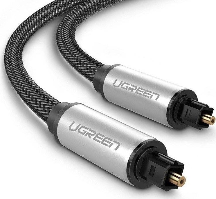 Kabel Ugreen Toslink - Toslink 1.5m srebrny (UGR510)