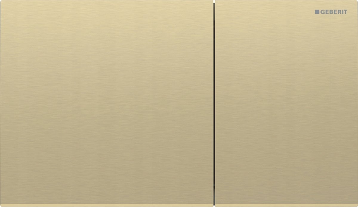 Przycisk spłukujący Geberit Przycisk uruchamiający Geberit Sigma70, przedni, stal nierdzewna mosiądz