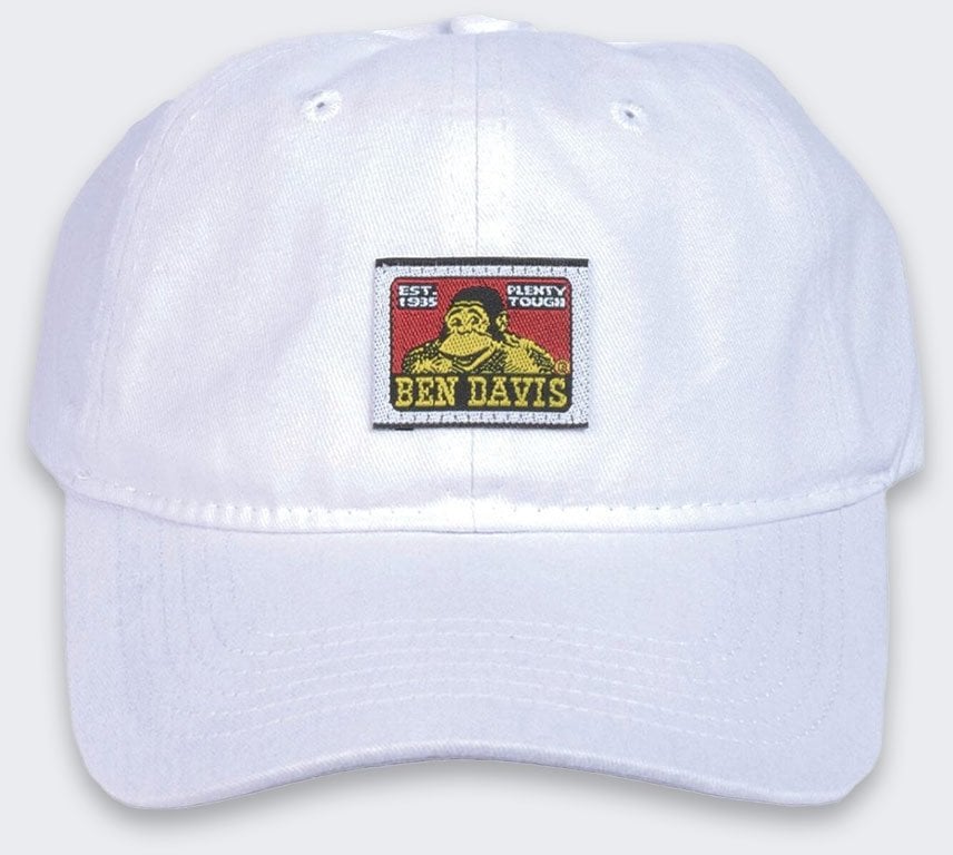 Czapka Ben Davis Twill Baseball White