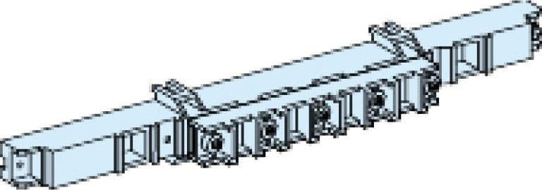 Schneider Electric Prisma Plus G Wspornik szyn montaż na plecach 400A LVS04191