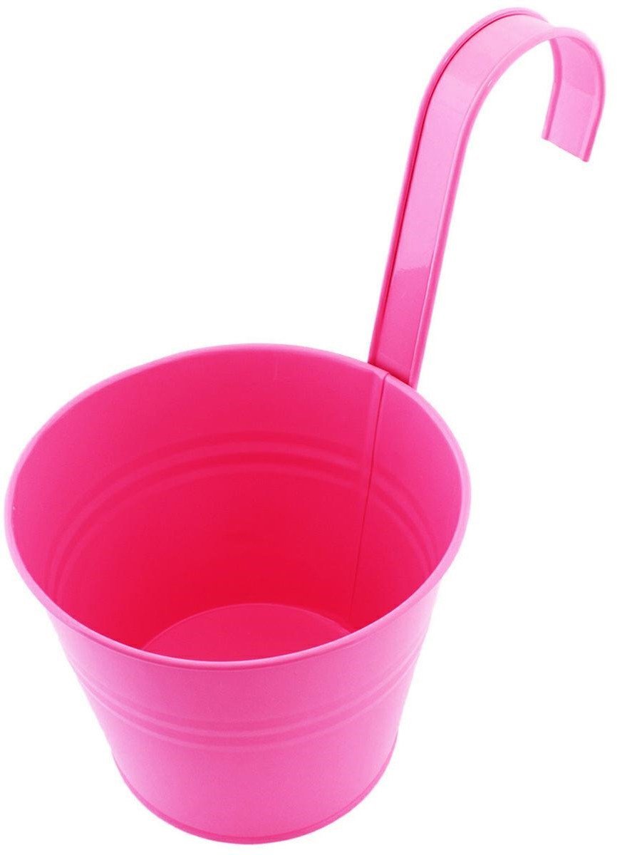 AG691K Doniczka balkonowa 16 cm różowa