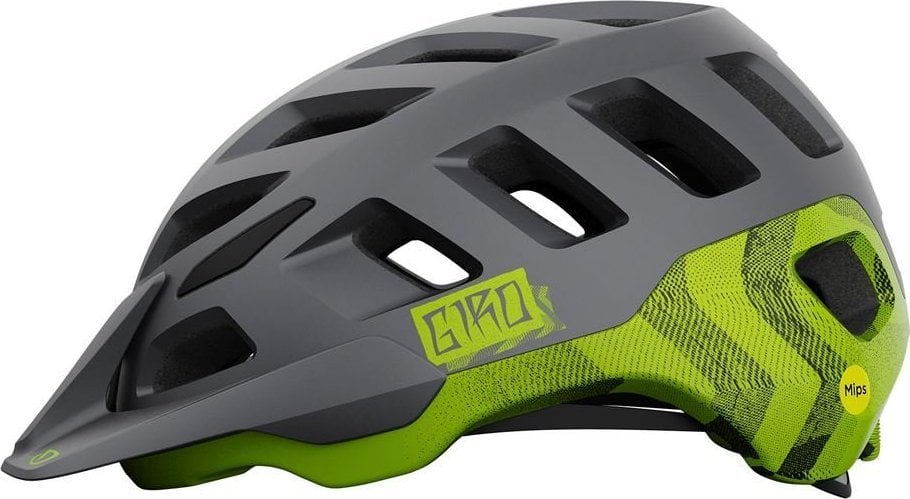 Giro Kask mtb GIRO RADIX matte metallic black ano lime roz. L (59-63 cm) (NEW)