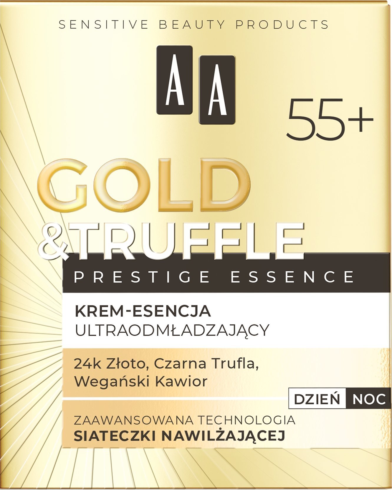 AA AA_Gold & Truffle Prestige Essence 55+ krem-esencja gleboko odbudowujacy dzień/noc 50ml
