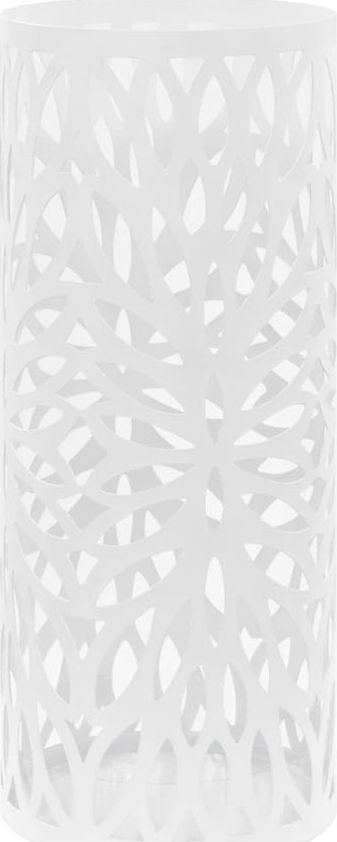 Elior Biały ażurowy metalowy stojak na parasole - Kaspo