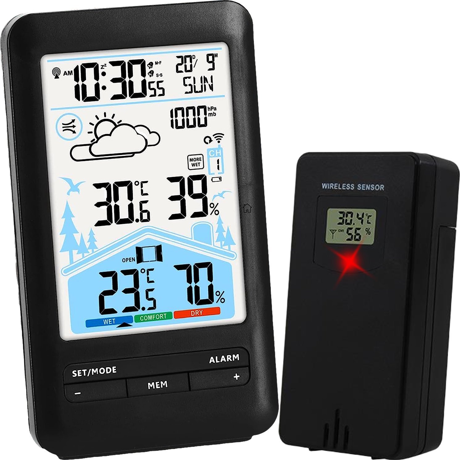 STACJA POGODY CLOUDY FJ3395A