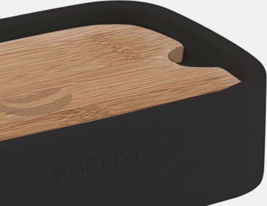 Gedy NINFEA SOAP HOLDER MATT BLACK