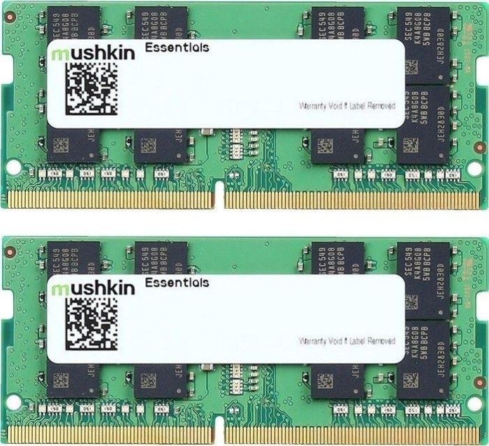 Pamięć do laptopa Mushkin Essentials, SODIMM, DDR4, 64 GB, 3200 MHz, CL22 (MES4S320NF32GX2)