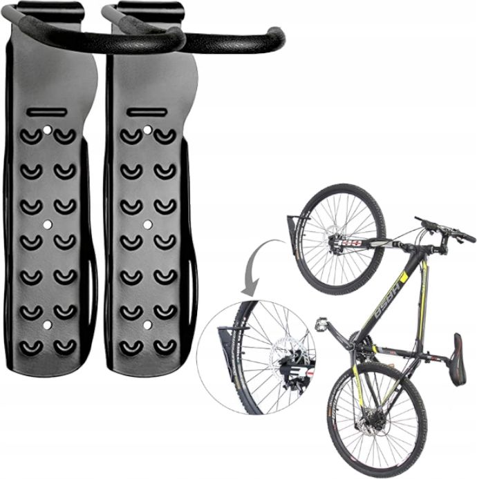 Wieszak 2 Szt Na Rower Uchwyt Hak Rowerowy Ścienny