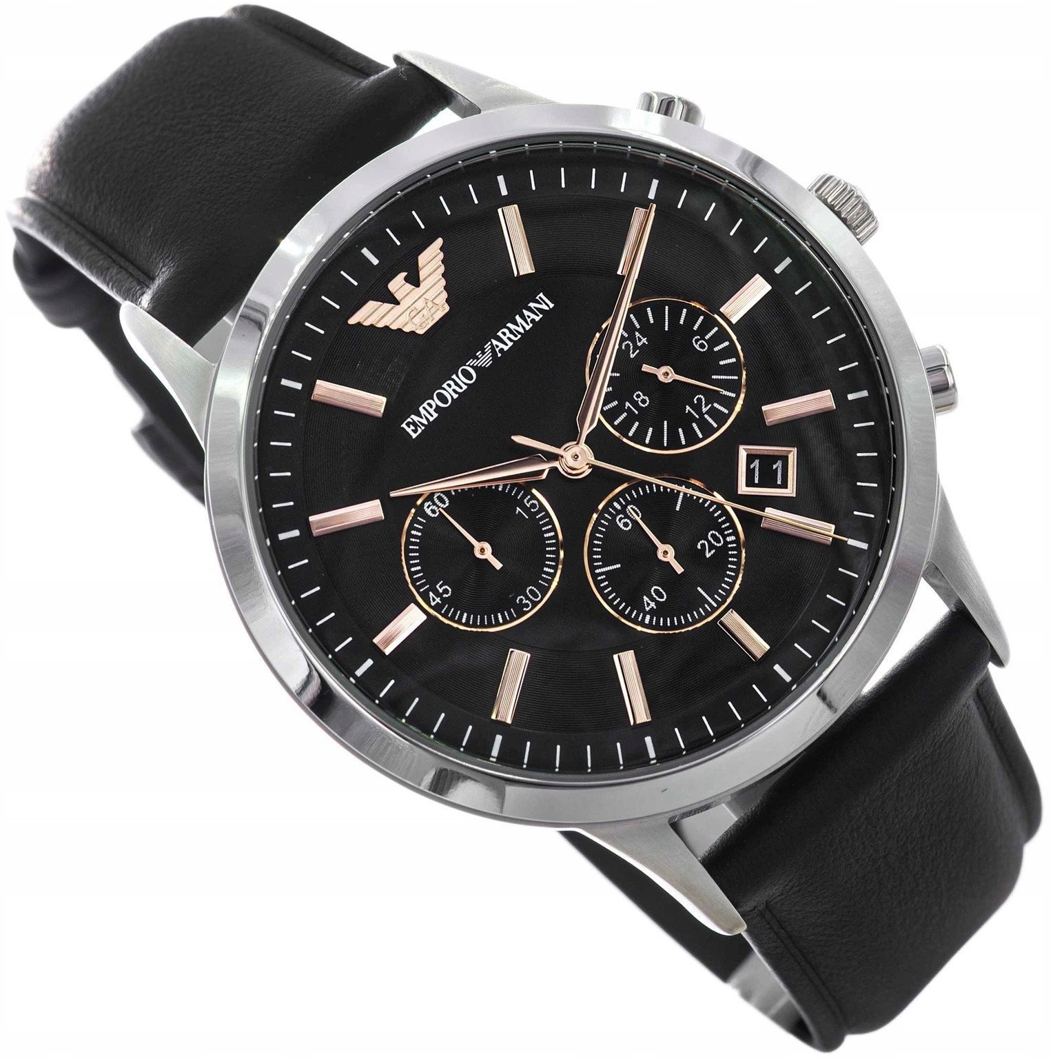 Zegarek Męski EMPORIO ARMANI Renato AR11431 + BOX