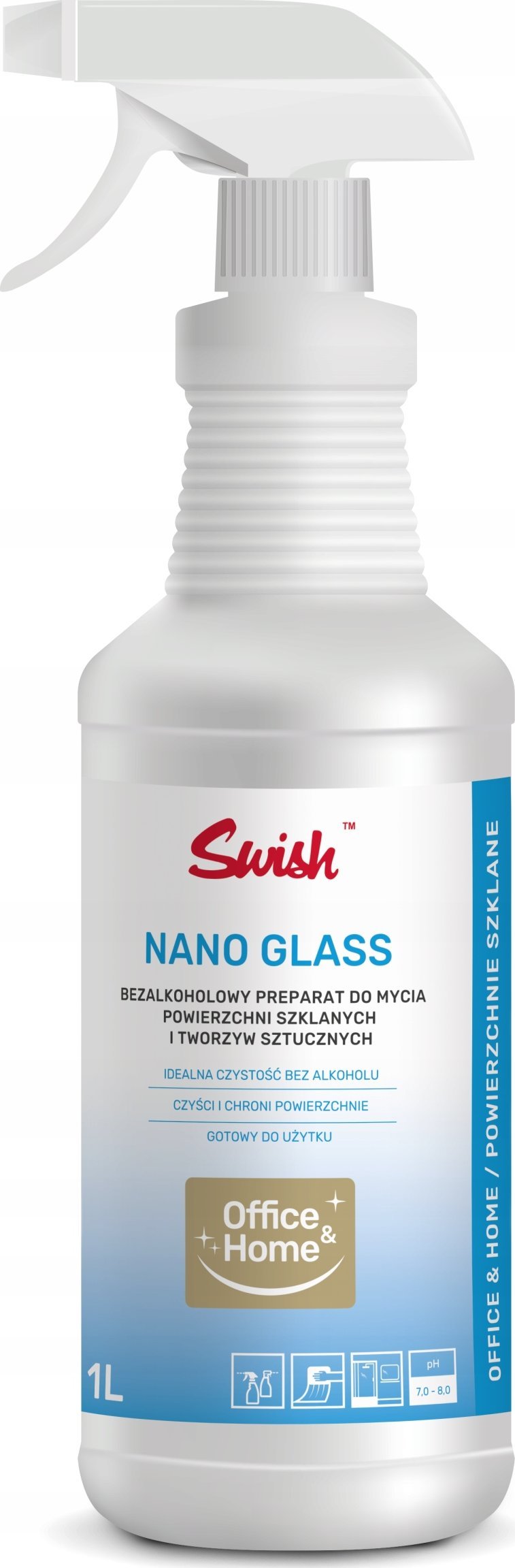 Swish Swish Nano Glass - Płyn do mycia szyb z nanotechnologią - 5 l