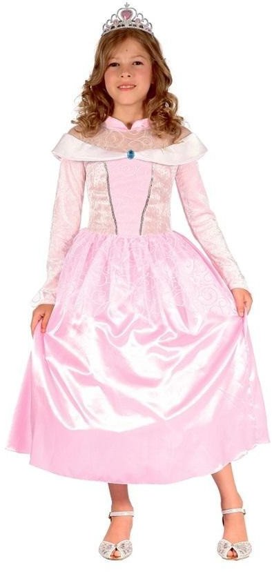 Strój Urocza Księżniczka sukienka, korona rozmiar 110/120cm SL-UK11