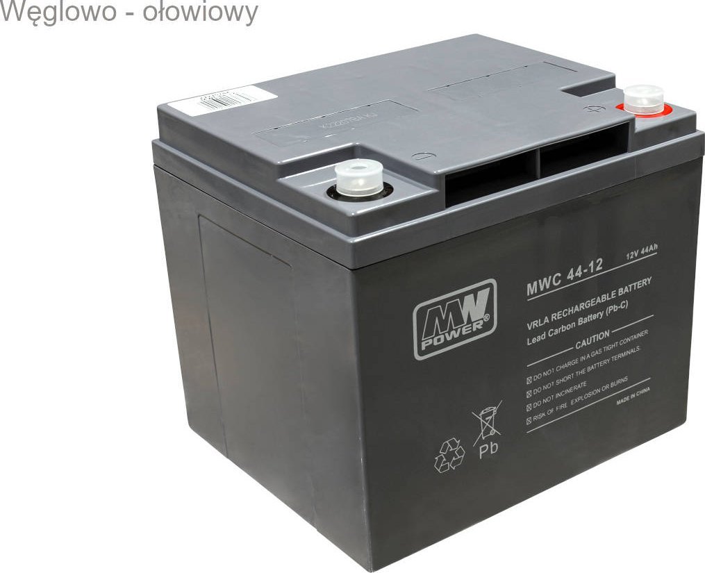 akumulator AGM (PB-C) 12V/44Ah, 197x165x172mm, M6