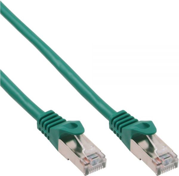 InLine Patchcord SF/UTP, Cat.5e, zielony, 15m (72515G)