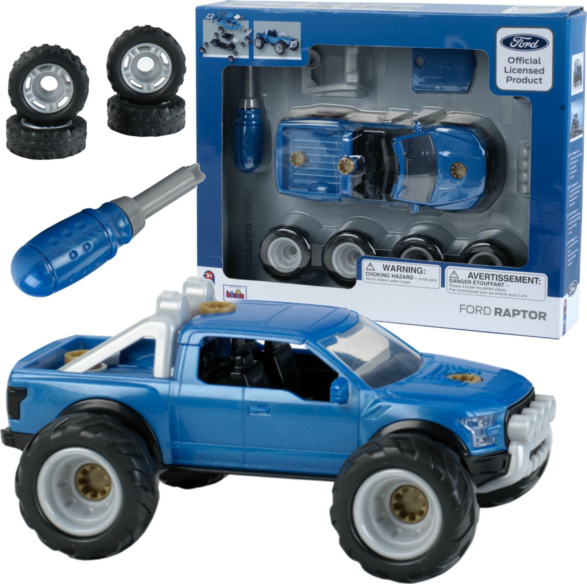 Klein Samochód Ford F-150 Raptor 3w1